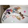 Image 1 : Costume Jewelry (Necklaces & Rangles)