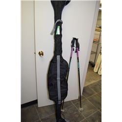 Kastle Skis & Poles (Carving Skis 1980s)