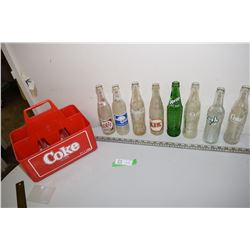 Soda Bottles & Coke Case (1956 Pepsi)