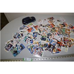 Large Baseball/Football Lot v/w Car