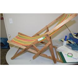 1950s Wooden Retro Lawn Chair