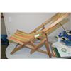 Image 1 : 1950s Wooden Retro Lawn Chair