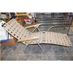 1956 Metal Lawn Chair Original Webbing