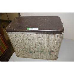 Litho Tin & Galvanized Picnic Basket