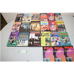 Sports Vhs, Dvd Lot, New Vhs