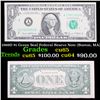 Image 1 : 1969D $1 Green Seal Federal Reseve Note (Boston, MA) Grades Gem CU
