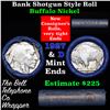 Image 1 : Buffalo Nickel Shotgun Roll in Old Bank Style Bell Telephone  Wrapper 1927& d Mint Ends