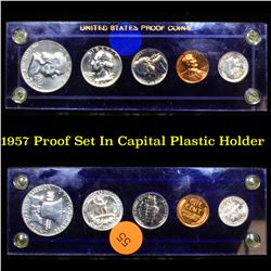 1957 Proof Set In Capital Plastic Holder