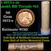 Image 1 : Uncirculated Shotgun Lincoln 1c roll, 1973-s 50 pcs Brandt Wrapper