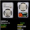 Image 1 : NGC 1900-o Morgan Dollar $1 Graded ms65+ By NGC