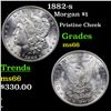 Image 1 : 1882-s Morgan Dollar $1 Grades Choice+ Unc