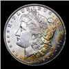 Image 2 : ***Auction Highlight*** 1884-o Monster Rainbow Toned Morgan Dollar $1 Graded Select+ Unc By USCG (fc