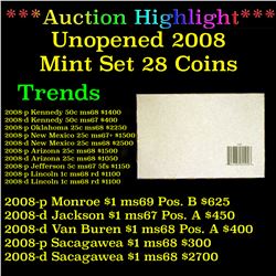 ***Auction Highlight*** **UNOPENED** 2008 United States Mint Set 28 Coins (fc)