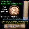 Image 1 : Shotgun Lincoln 1c roll, 1961-d 50 pcs Brandt Wrapper