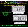 Image 1 : ***Auction Highlight*** 10x *Star Note* 1957 $1 Blue Seal Silver Certificate Consecutive Serial Numb