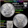 Image 1 : ***Auction Highlight*** 1880-o Morgan Dollar $1 Graded Select+ Unc By USCG (fc)