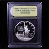 Image 2 : Proof 1986-s Statue of Liberty Modern Commem Dollar $1 Graded GEM++ Proof Deep Cameo By USCG