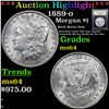 Image 1 : ***Auction Highlight*** 1889-o Morgan Dollar $1 Graded Choice Unc By USCG (fc)
