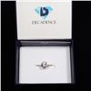 Image 2 : Decadance Sterling Silver mm Round Cut Eng Ring Size 8