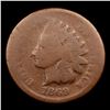 Image 2 : 1869 Indian Cent 1c Grades g+