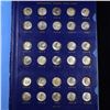 Image 3 : Complete Roosevelt Dime Book 1948-1964 59 coins