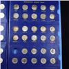 Image 4 : Complete Roosevelt Dime Book 1948-1964 59 coins