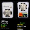 Image 1 : NGC 1925-p Peace Dollar $1 Graded ms65 By NGC