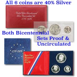 1776-1976 Bicentennial Silver Uncirculated set, the "Red Pack"