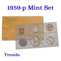 1959 Proof Set Original Packaging Including Mint Letter