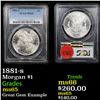 Image 1 : PCGS 1881-s Morgan Dollar $1 Graded ms65 By PCGS