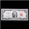 Image 2 : 50x $2 Circulated Red Seal United States Note Various Dates