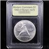 Image 2 : 1992-d Olympics Modern Commem Dollar $1 Graded ms70, Perfection By USCG
