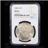 Image 2 : NGC 1885-o Morgan Dollar $1 Graded ms65 By NGC
