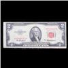 Image 2 : *Star Note* 1953A $2 Red Seal United States Note Grades vf++