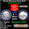 Image 1 : Buffalo Nickel Shotgun Roll in Old Bank Style 'Los Angeles Trust And Savings Bank'  Wrapper 1920 & d