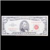 Image 2 : 1963 $5 Red seal United States Note Grades Choice AU