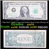 Image 1 : **Star Note** 1963B $1 Green Seal Federal Reserve Note (Chicago, IL) Grades Choice AU