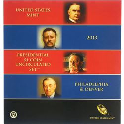 2013 United States Presidential Mint Set 8 Coins P & D Mints