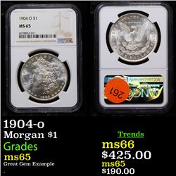 NGC 1904-o Morgan Dollar $1 Graded ms65 By NGC