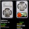 Image 1 : NGC 1904-o Morgan Dollar $1 Graded ms65 By NGC