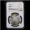 Image 2 : NGC 1904-o Morgan Dollar $1 Graded ms65 By NGC