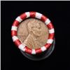 Image 2 : Mixed small cents 1c orig shotgun roll, 1919-s Wheat Cent, 1898 Indian Cent other end