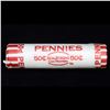 Image 4 : Mixed small cents 1c orig shotgun roll, 1919-s Wheat Cent, 1898 Indian Cent other end