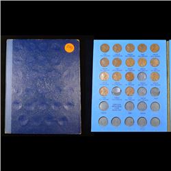 Partial Lincoln Cent Book 1951-1957 16 coins