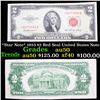 Image 1 : *Star Note* 1953 $2 Red Seal United States Note Grades AU, Almost Unc