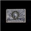 Image 2 : 1863 US Fractional Currency 5c Second Issue fr-1232 Washington In Oval Grades xf+