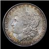 Image 2 : 1884-p Colorfully Toned Morgan Dollar $1 Grades Choice Unc