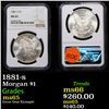 Image 1 : NGC 1881-s Morgan Dollar $1 Graded ms65 By NGC