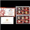Image 1 : 2004 United States Mint Silver Proof Set - 11 pc set, about 1 1/2 ounces of pure silver