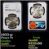Image 1 : NGC 1925-p Peace Dollar $1 Graded ms65 By NGC
